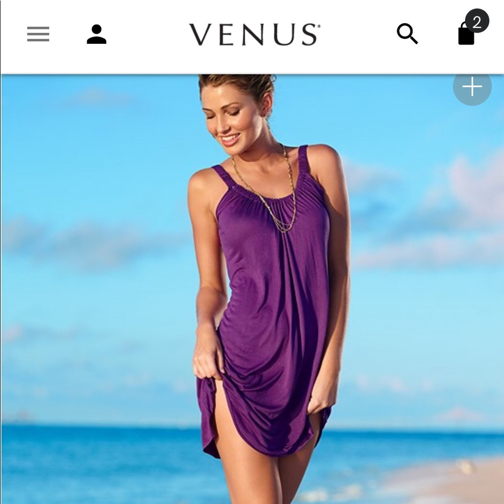 Venus purple summer dress
